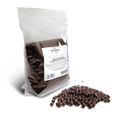 Crispy cereal balls with dark chocolate, DULCISTAR, 1 kg